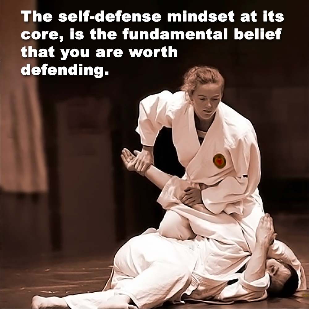 The self-defense mindset at its core, is the fundamental belief that you are worth defending. image