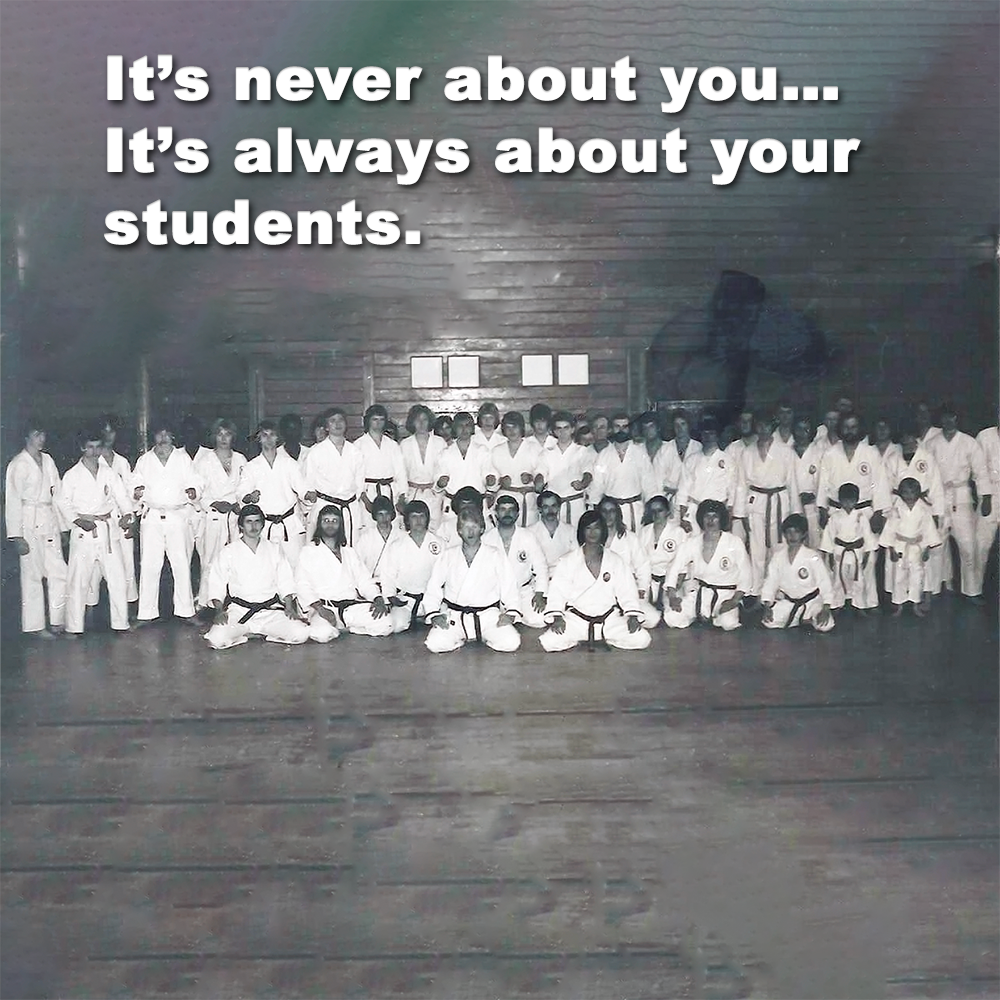 It’s never about you… It’s always about your students. image