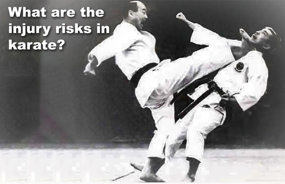 What are the injury risks in karate? image