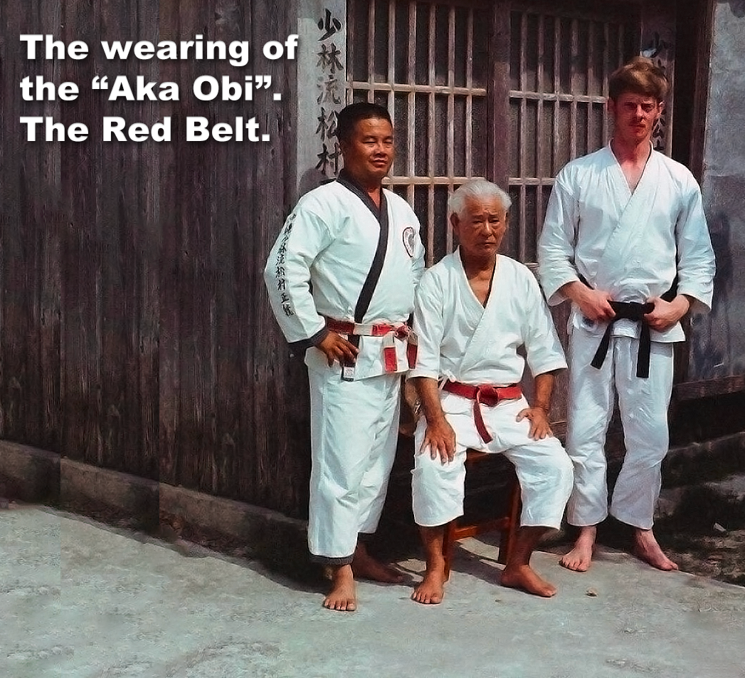 The wearing of the Aka Obi - The Red Belt. image