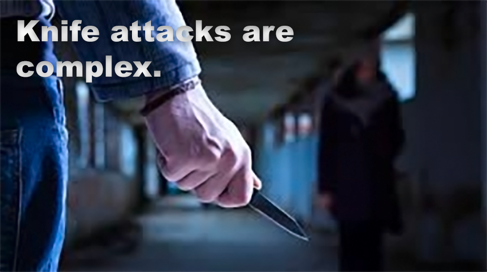 Knife attacks are complex image