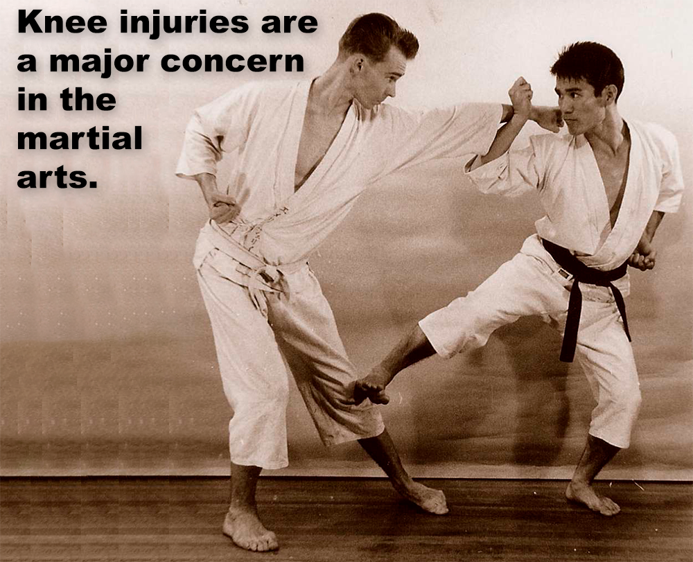 Knee injuries are a major concern in the martial arts image