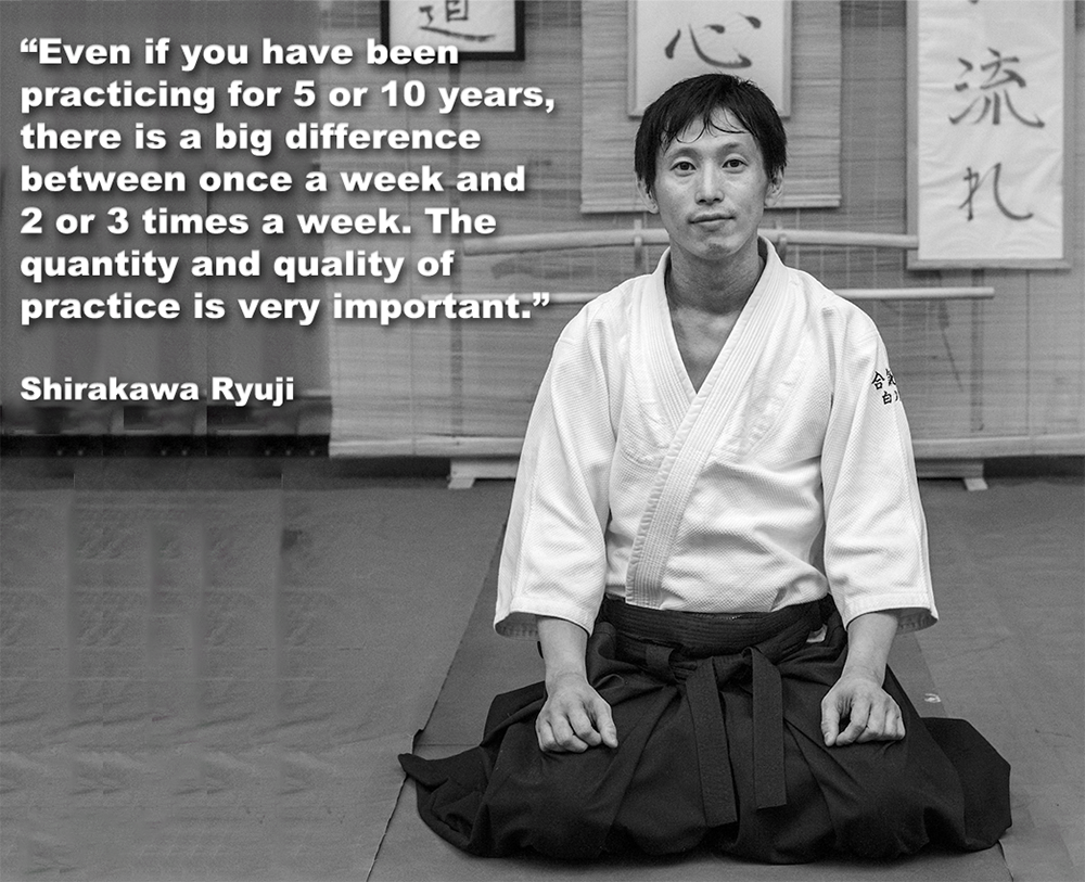 Even if you have been practicing for 5 or 10 years, there is a big difference between once a week and 2 or 3 times a week. image