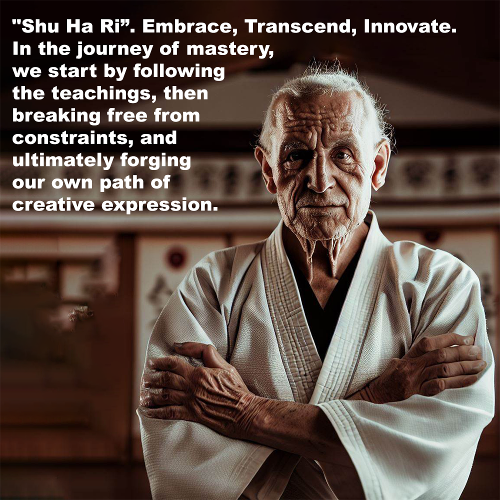 Shu Ha Ri. Embrace, Transcend, Innovate. image