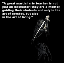 A great martial arts teacher is not just an instructor; they are a mentor image