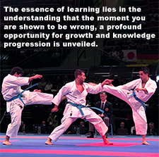 The essence of learning lies in the understanding that the moment you are shown to be wrong, a profound opportunity for growth and knowledge progression is unveiled. image