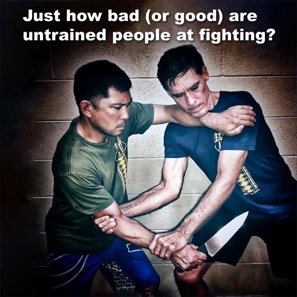 Just how bad (or good) are untrained people at fighting? image