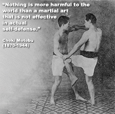 Nothing is more harmful to the world than a martial art that is not effective in actual self-defense. image