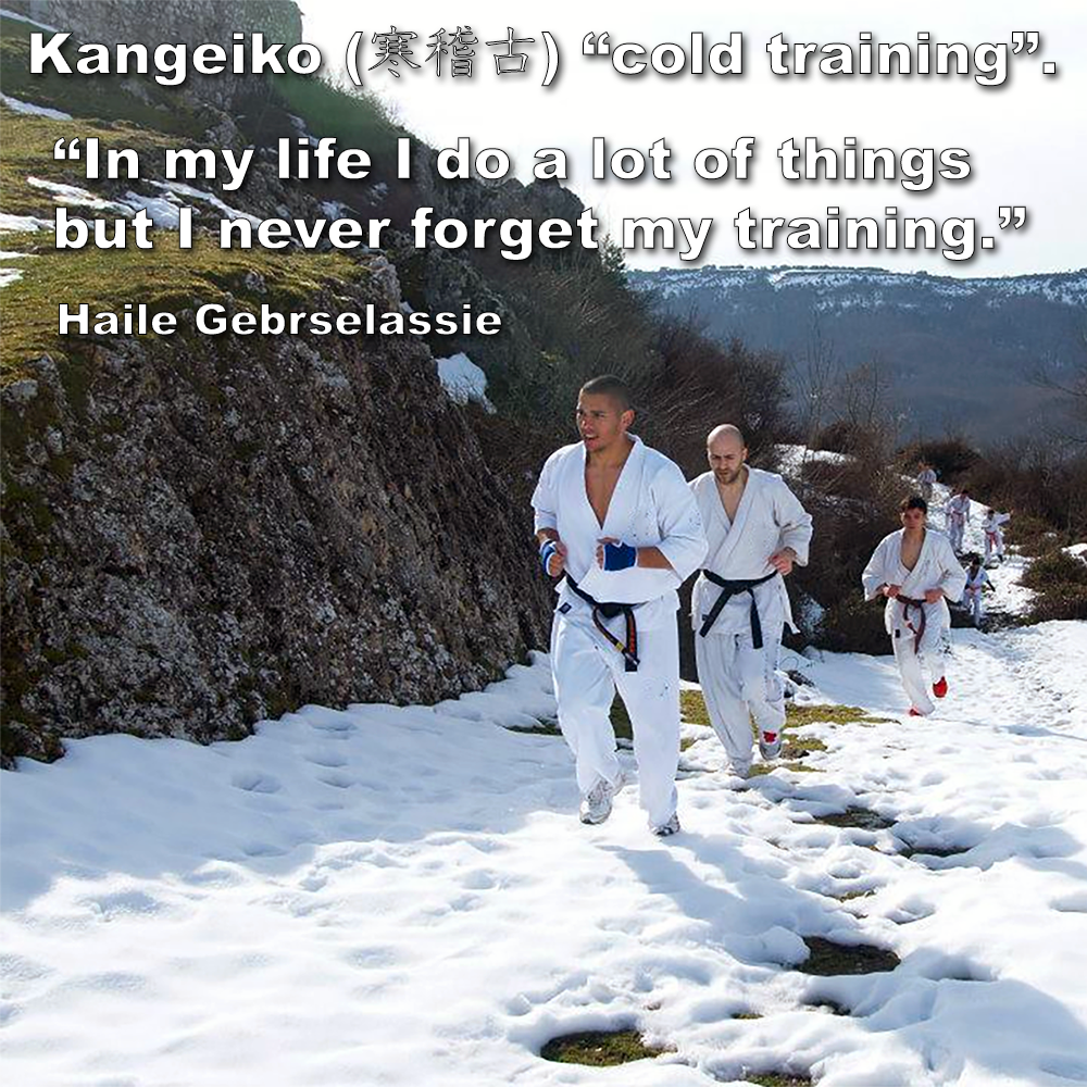 In my life I do a lot of things but I never forget my training. image