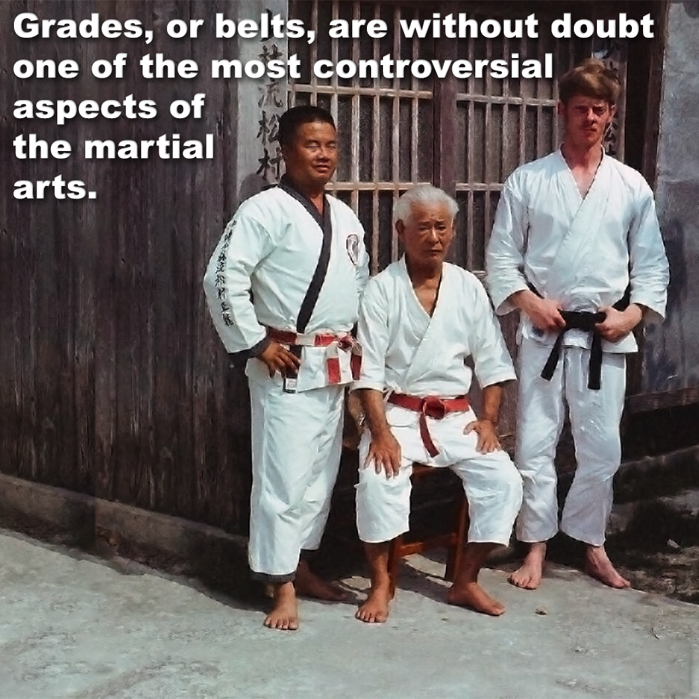 Grades, or belts, are without doubt one of the most controversial aspects of the martial arts. image