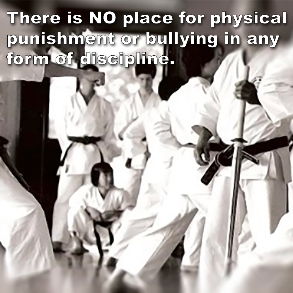 There is NO place for physical punishment or bullying in any form of discipline. image