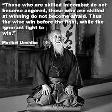 The wise win before the fight, while the ignorant fight to win. image