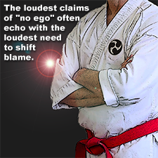 The loudest claims of ‘no ego’ often echo with the loudest need to shift blame. image