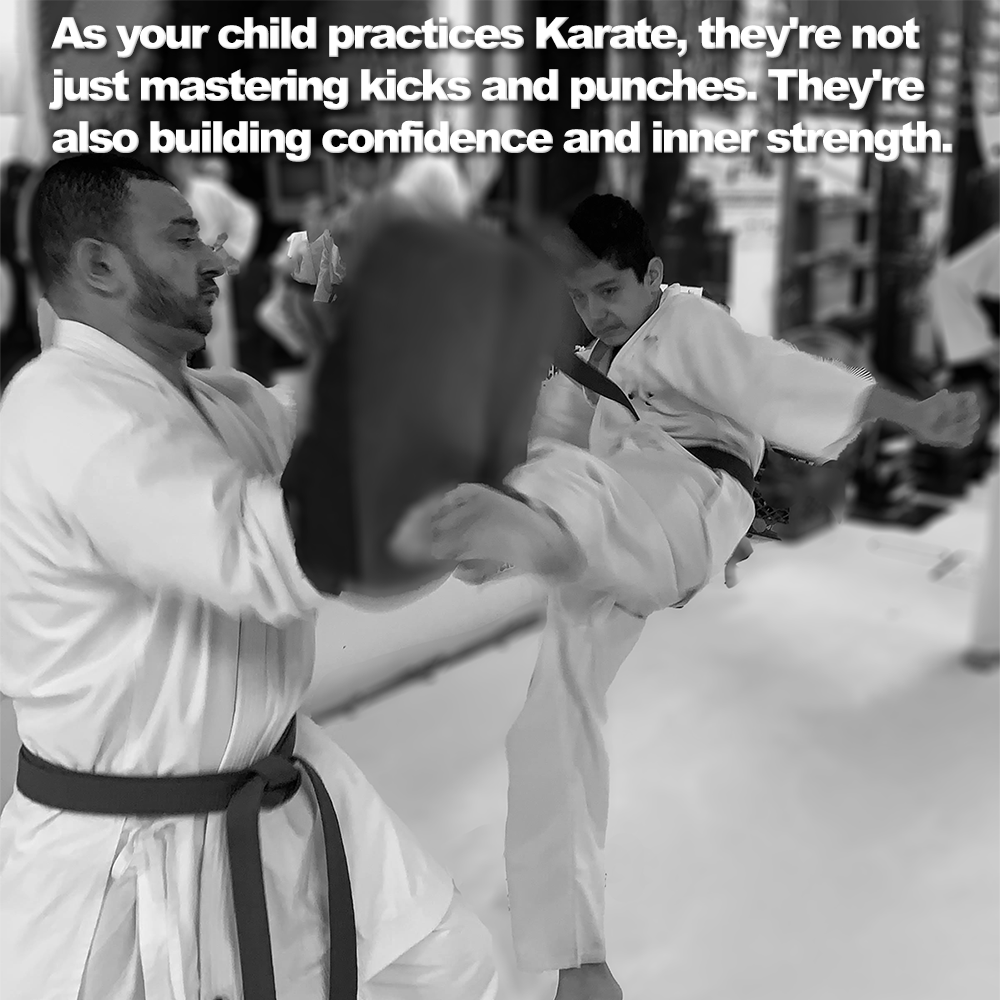 As your child practices Karate, they’re not just mastering kicks and punches. They’re also building confidence and inner strength. image