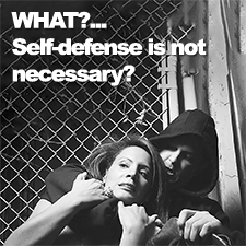 WHAT?… Self-defense is not necessary? image