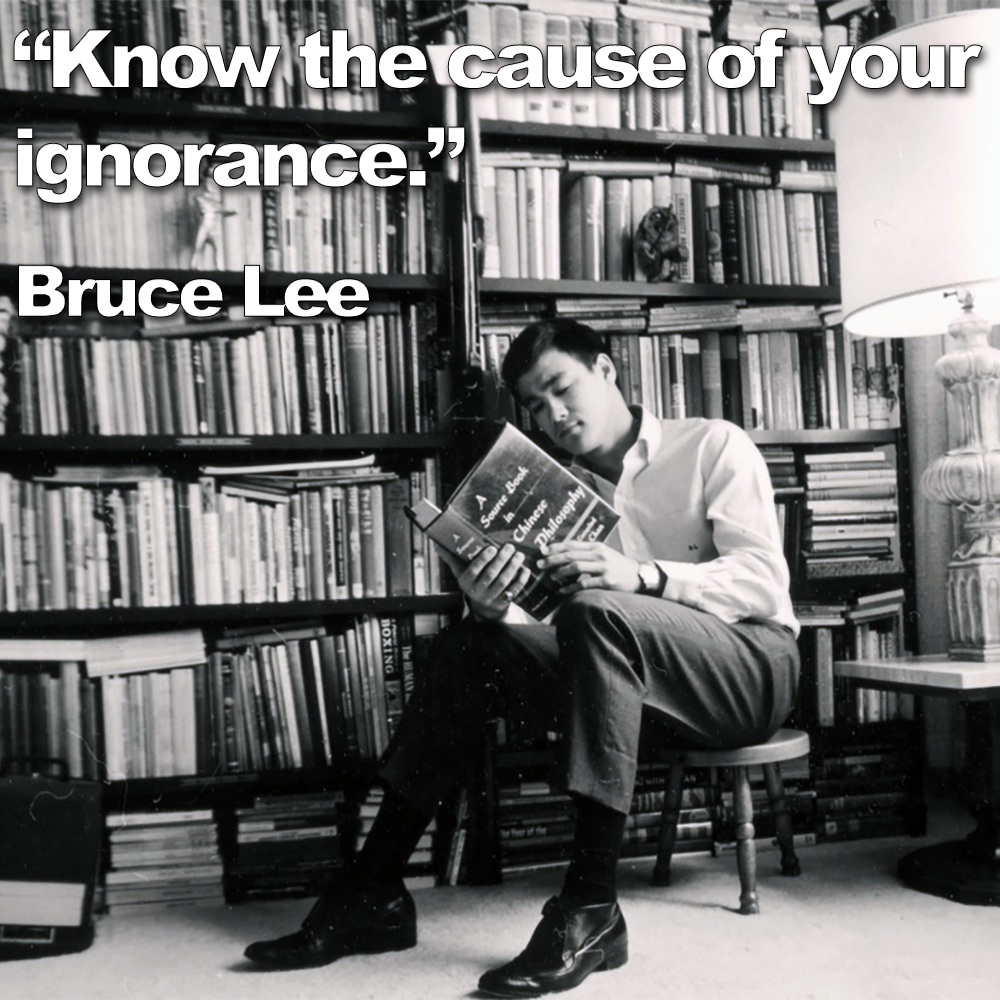 Know the cause of your ignorance.  image