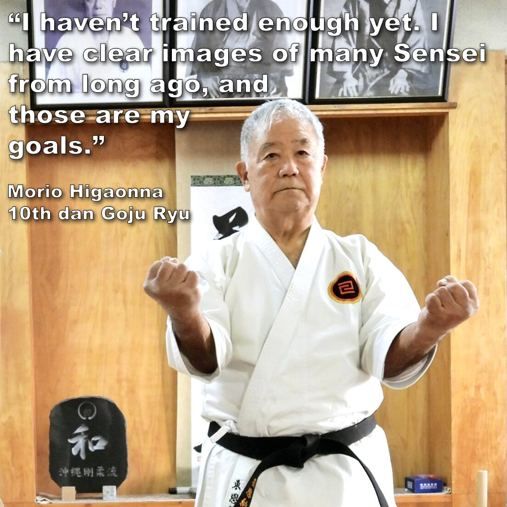 I haven’t trained enough yet. I have clear images of many Sensei from long ago, and those are my goals. image