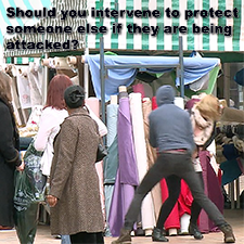 Should you intervene to protect someone else if they are being attacked? image