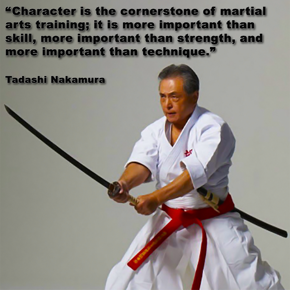 Character is the cornerstone of martial arts training image