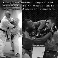 Kata is not merely a sequence of movements; it’s a timeless link to the wisdom of pioneering masters. image