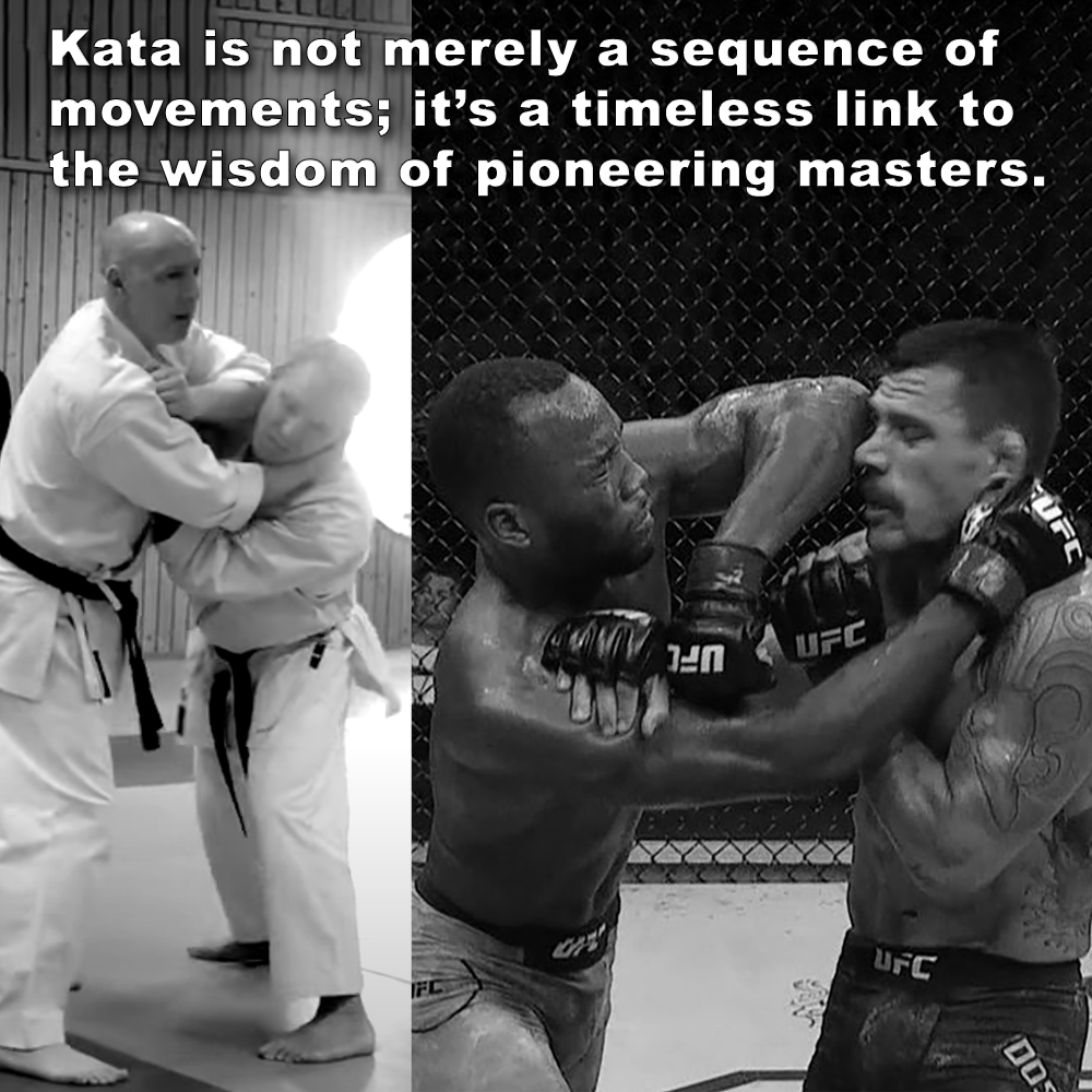 Kata is not merely a sequence of movements; it’s a timeless link to the wisdom of pioneering masters. image