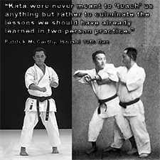 Kata were never meant to ‘teach’ us anything but rather to culminate the lessons we should have already learned in two-person practice. image