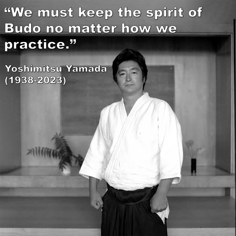 We must keep the spirit of Budo no matter how we practice. image