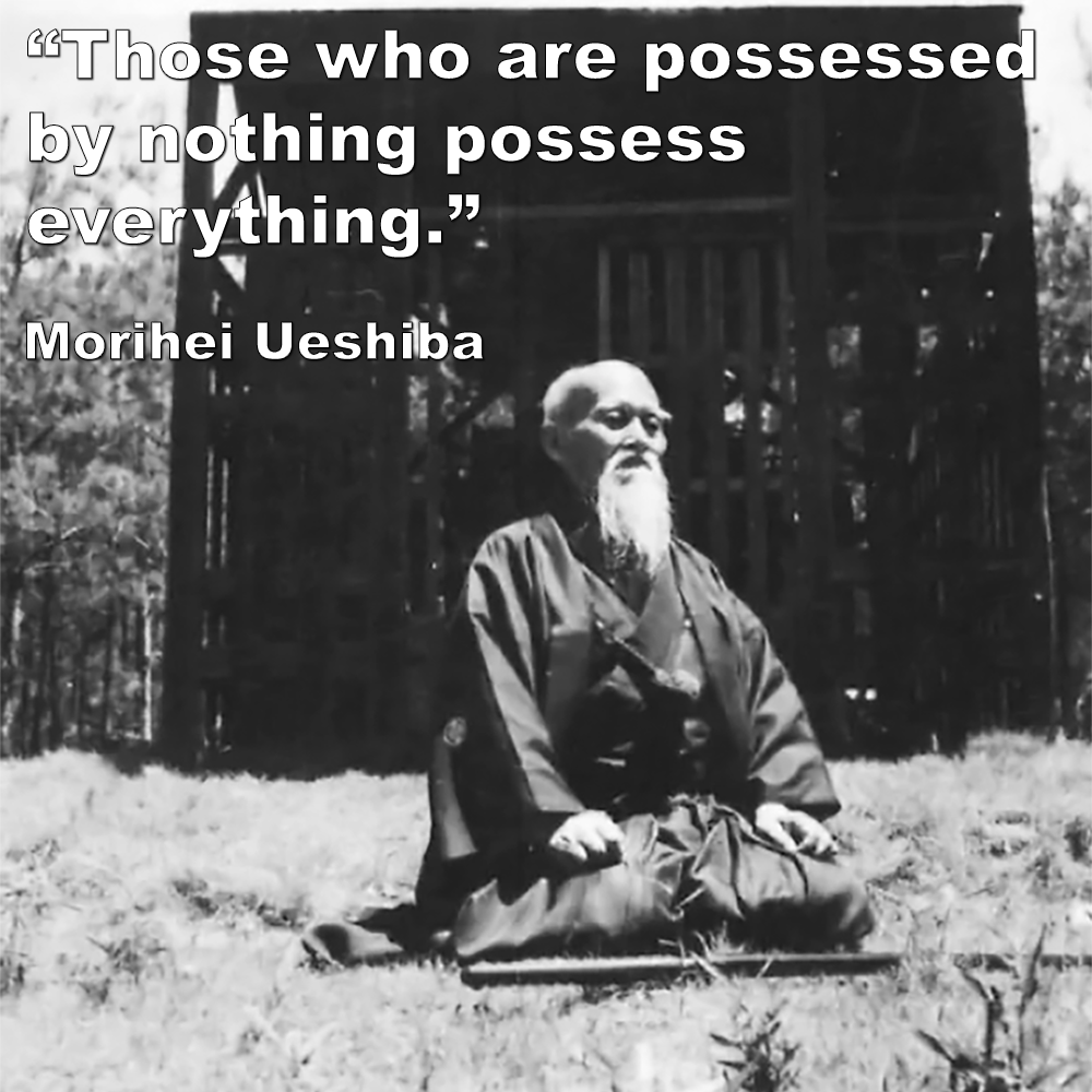 Those who are possessed by nothing possess everything. image