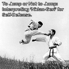 To Jump or Not to Jump: Interpreting ‘Nidan-Geri’ for Self-Defense. image