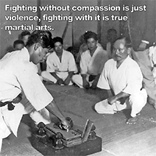 Fighting without compassion is just violence, fighting with it is true martial arts. image