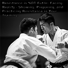 Resistance is NOT Futile: Facing Reality – Showing, Preparing, and Practicing Resistance in Your Training. image