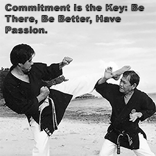 Commitment is the Key: Be There, Be Better, Have Passion. image