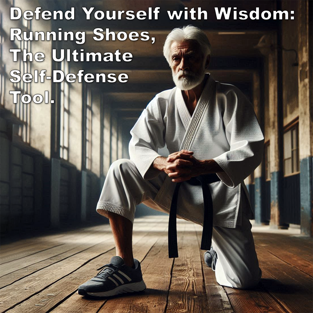 Defend Yourself with Wisdom: Running Shoes, The Ultimate Self-Defense Tool. image