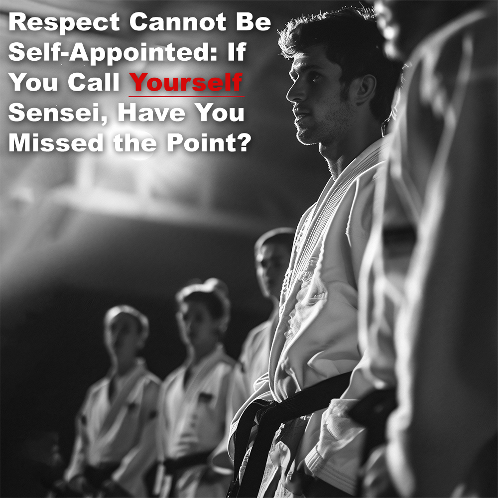 Respect Cannot Be Self-Appointed: If You Call Yourself Sensei, Have You Missed the Point? image