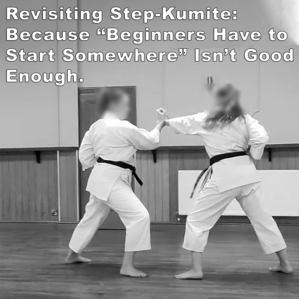 Revisiting Step-Kumite: Because 'Beginners Have to Start Somewhere' Isn’t Good Enough. image