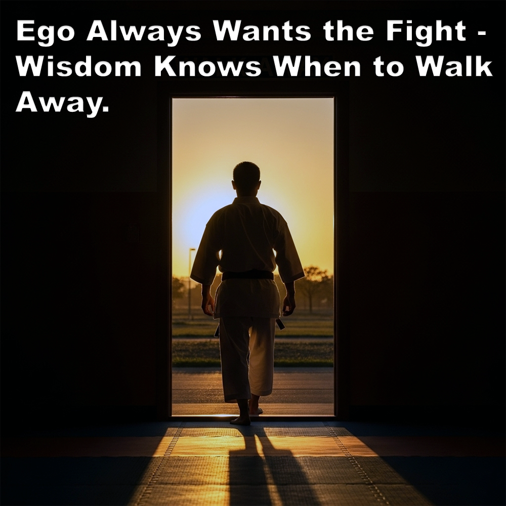 Ego Always Wants the Fight – Wisdom Knows When to Walk Away. image