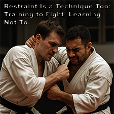 Restraint Is a Technique Too: Training to Fight, Learning Not To. image