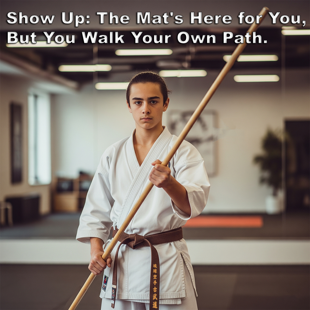 Show Up: The Mat’s Here for You, But You Walk Your Own Path. image