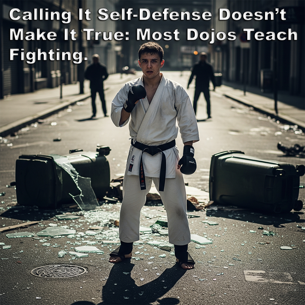 Calling It Self-Defense Doesn’t Make It True: Most Dojos Teach Fighting. image