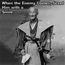 When the Enemy Comes, Greet Him with a Smile. image