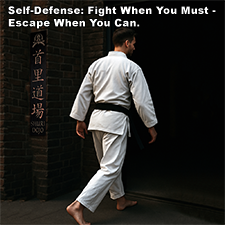 Self-Defense: Fight When You Must – Escape When You Can. image