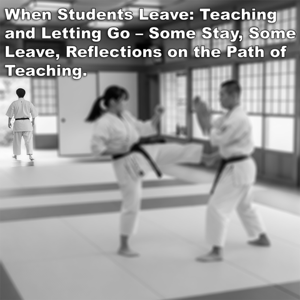 When Students Leave: Teaching and Letting Go – Some Stay, Some Leave, Reflections on the Path of Teaching. image