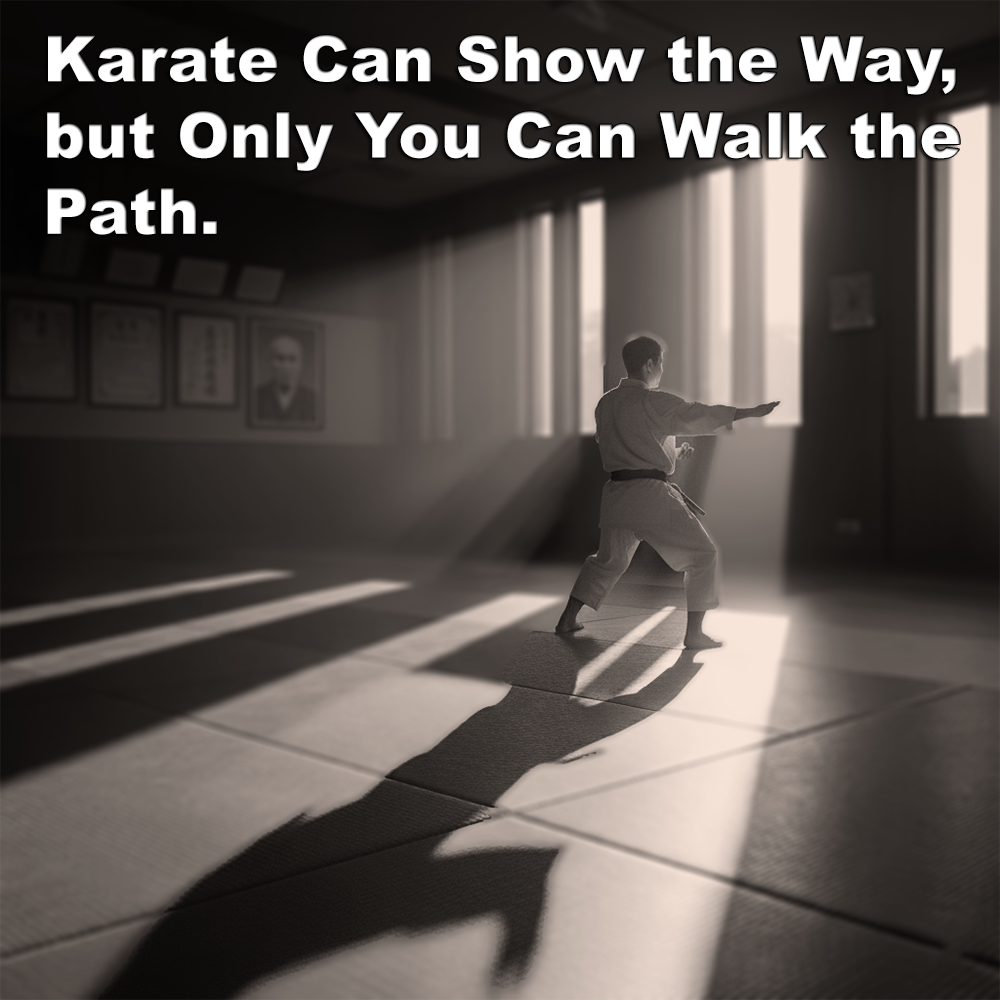 Karate Can Show the Way, but Only You Can Walk the Path. image