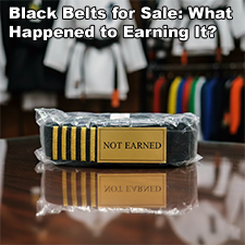 Black Belts for Sale: What Happened to Earning It? image