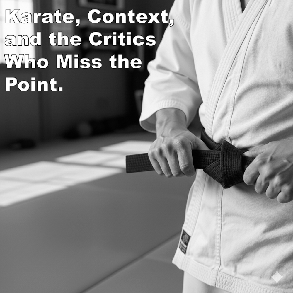 Karate, Context, and the Critics Who Miss the Point. image