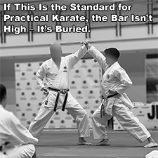 If This Is the Standard for Practical Karate, the Bar Isn’t High – It’s Buried. image