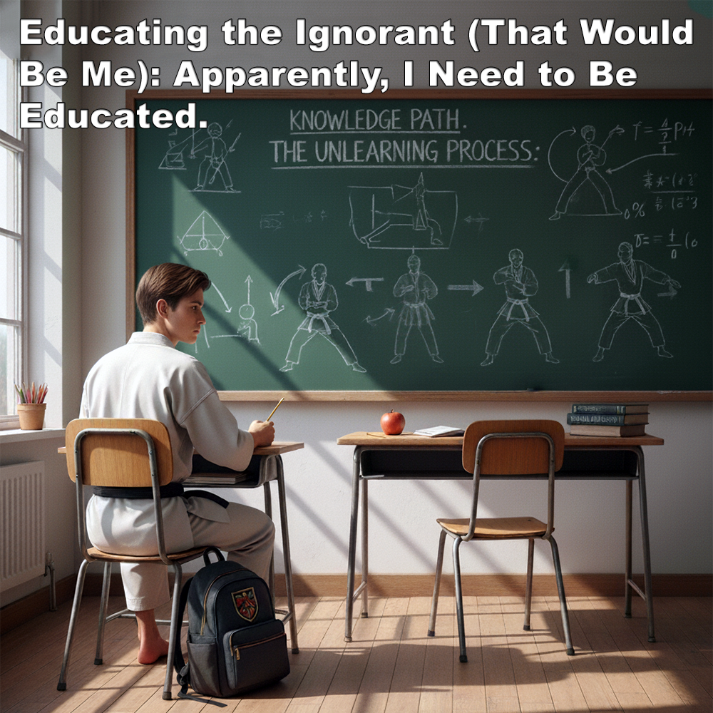 Educating the Ignorant (That Would Be Me): Apparently, I Need to Be Educated. Educating the Ignorant (That Would Be Me): Apparently, I Need to Be Educated. image
