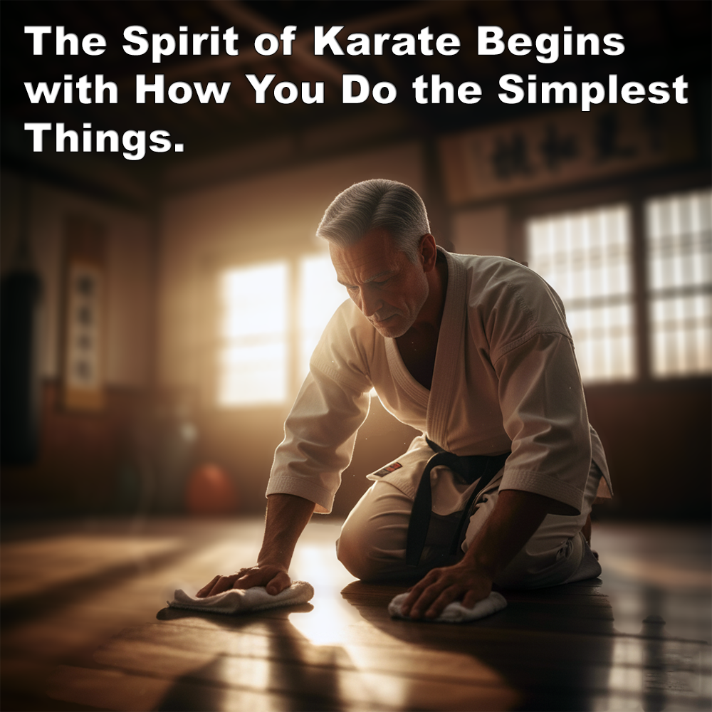 The Spirit of Karate Begins with How You Do the Simplest Things. image