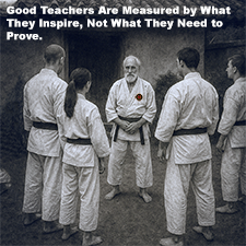 Good Teachers Are Measured by What They Inspire, Not What They Need to Prove. image