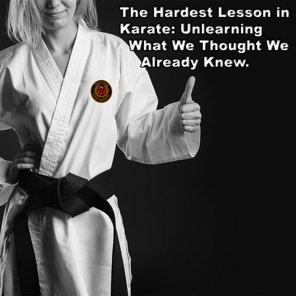 The Hardest Lesson in Karate: Unlearning What We Thought We Already Knew. The Hardest Lesson in Karate: Unlearning What We Thought We Already Knew. image
